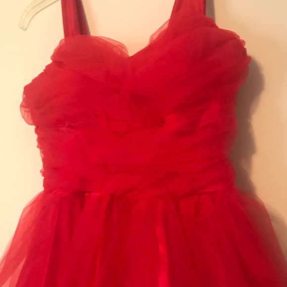 Red Tool Homecoming Dress - Picture 2 of 4